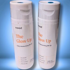SEALED 2-Pack NOOD "The Glow Up" Daily Moisturizing SPF 30 Sunscreen 100ml 3.4oz